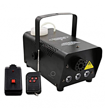 imagem de MAQUINA DE FUMAÇA 3 LEDS RGB CONTROLE SEM FIO 600W