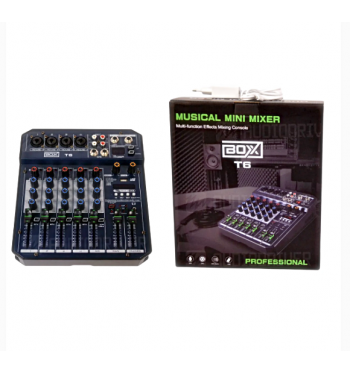 imagem de MIXER BOXX EASY T6 – 6 CANAIS